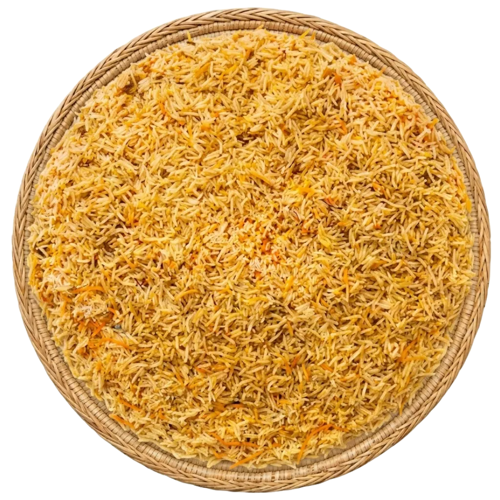 Aromatic Seasoned Kabuli Pulao Rice Base at Kotal Restaurant
